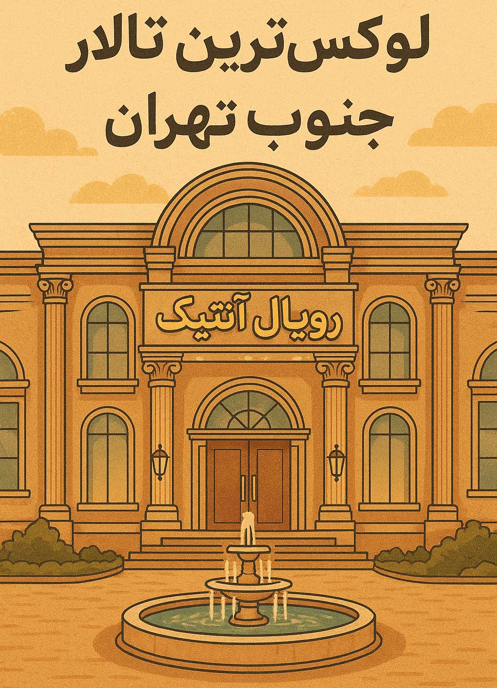 لوکس‌ ترین تالار جنوب تهران