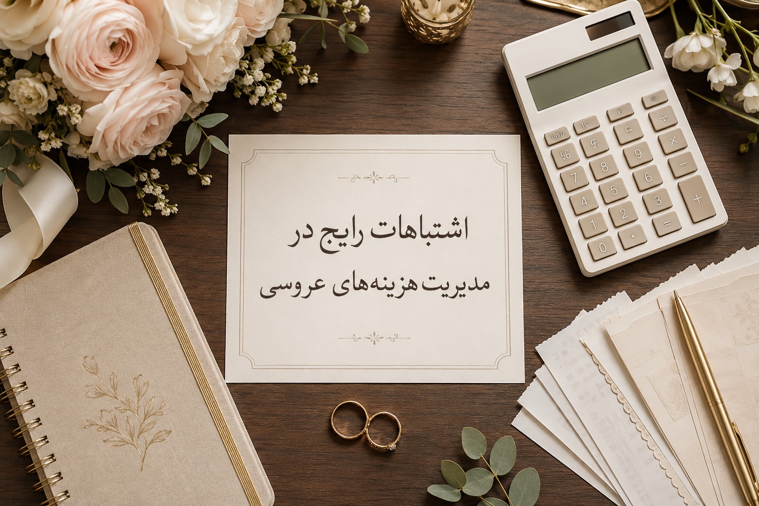 اشتباهات رایج در مدیریت هزینه‌های عروسی